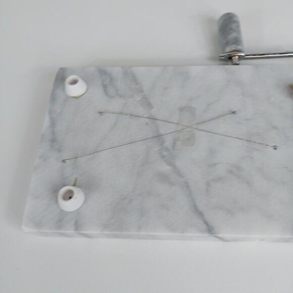 Marble Cheese Slicer Cutting Board Steel Wire 8" x 5" With Extra Cutting‎ Wires - Picture 5 of 6